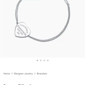 👗 Tiffany sterling silver bracelet 👗